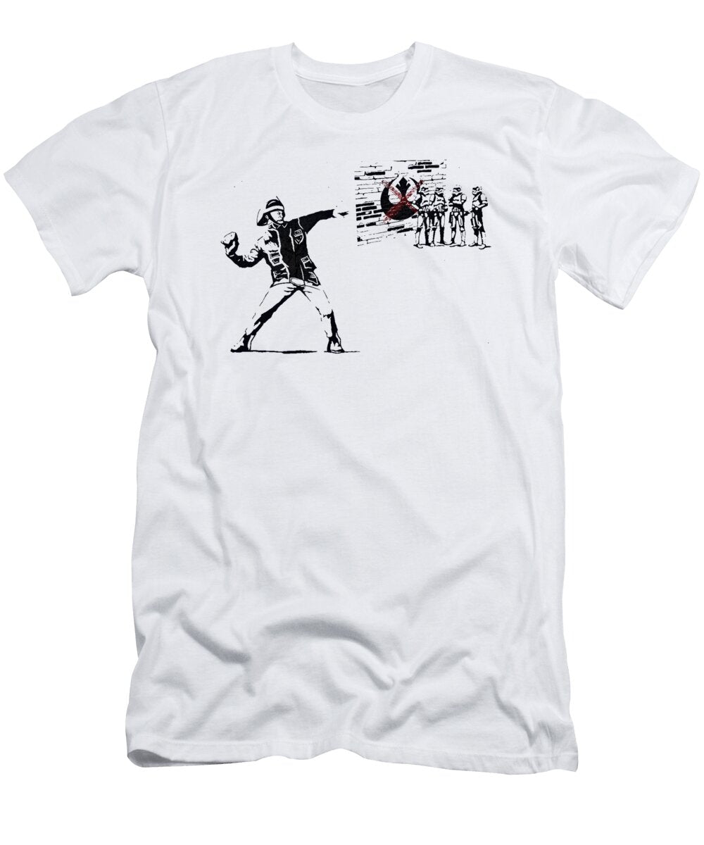 Star Wars Rebel Bansky Graffiti Style Joako Zeta T-Shirt