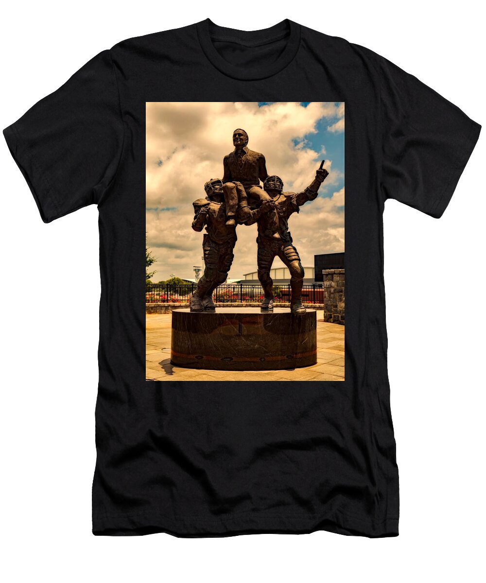 Statue of Vince Dooley University of Georgia Library of Congress T-Shirt