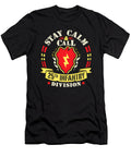 Stay Calm Call 25th Infantry Logo Milar Style T-Shirt