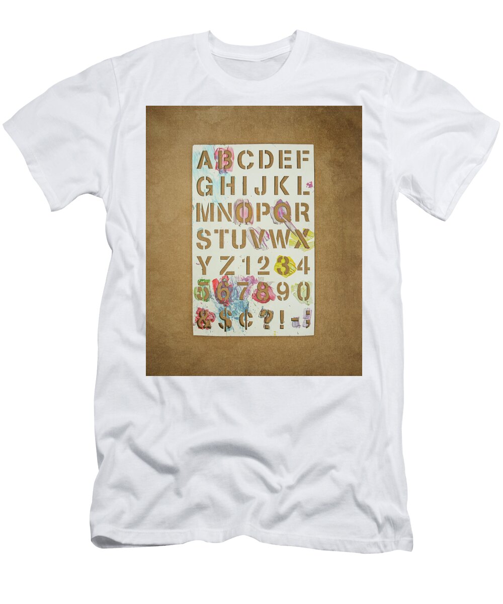 Stencil Alphabet Fun Scott Norris T-Shirt
