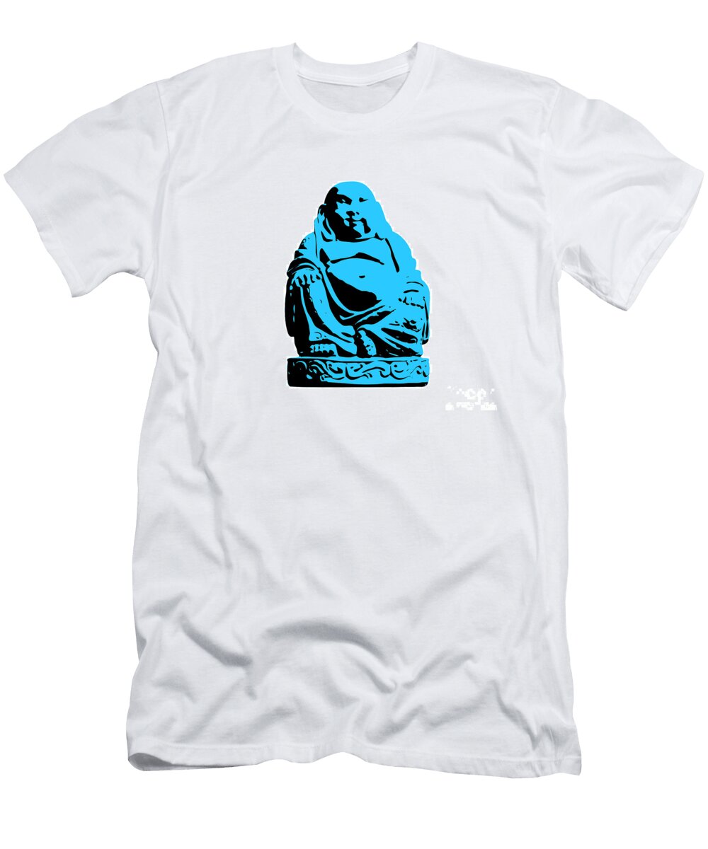 Stencil Buddha Pixel Chimp T-Shirt