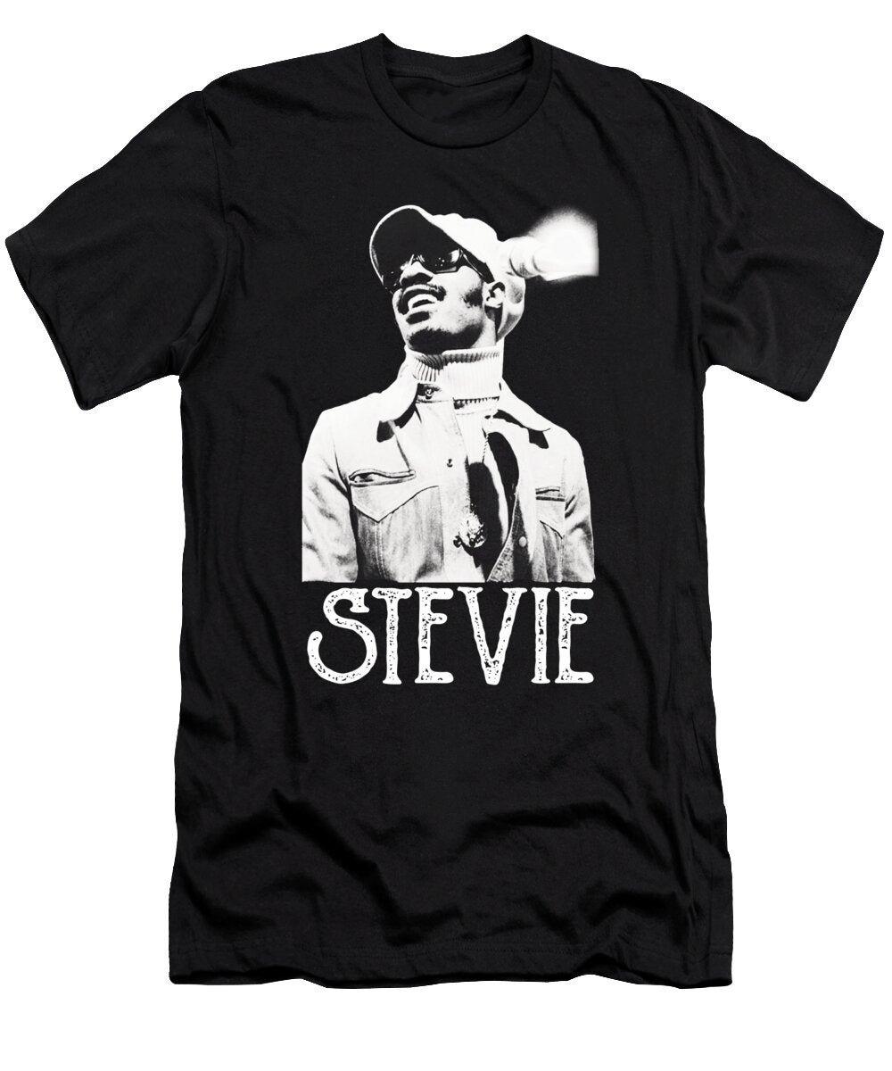 Stevie Wonder Stencil Gift Cynthia Pottorff T-Shirt