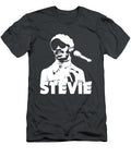 Stevie Wonder White Stencil Casar Oppolzer T-Shirt