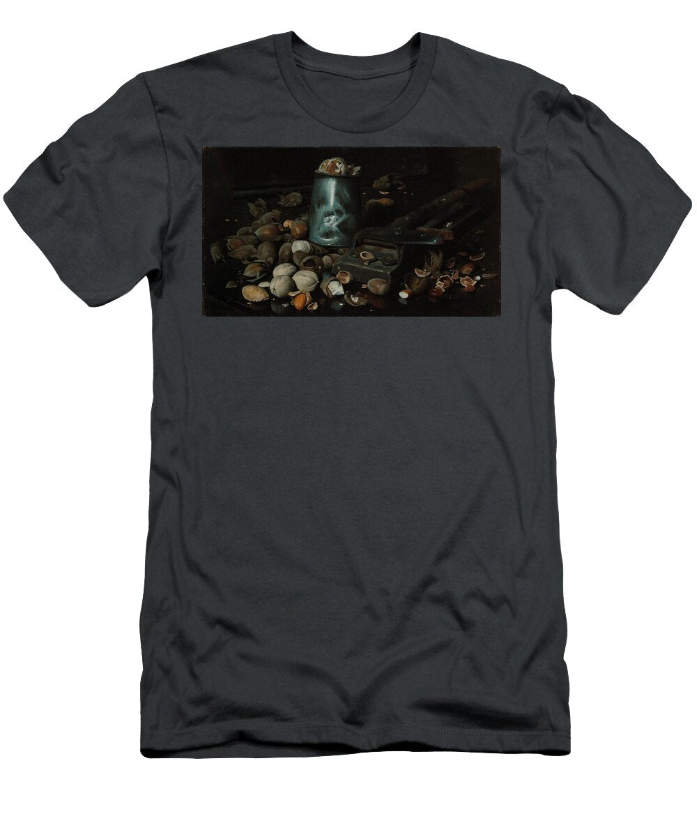 Still Life with Tin Can and Nuts Ca Joseph Decker American T-Shirt