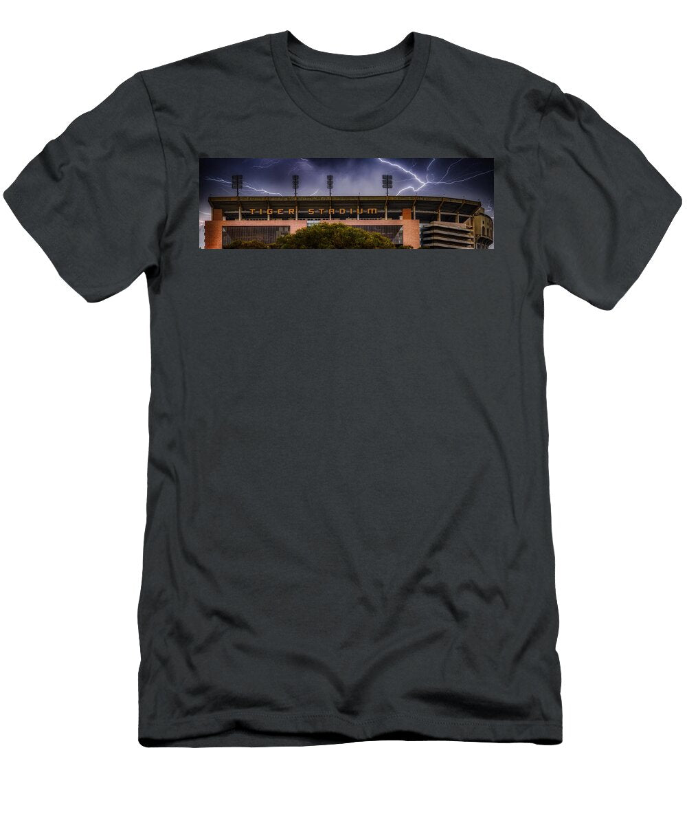 Storm Over Death Valley Lsu Tiger Stadium Mountain Dreams T-Shirt