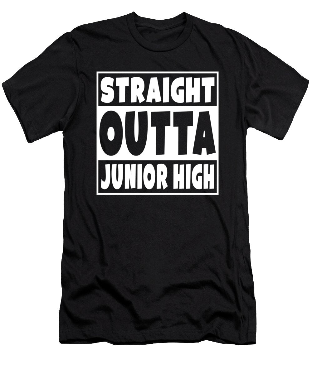 Straight Outta Junior High Eyes Four T-Shirt