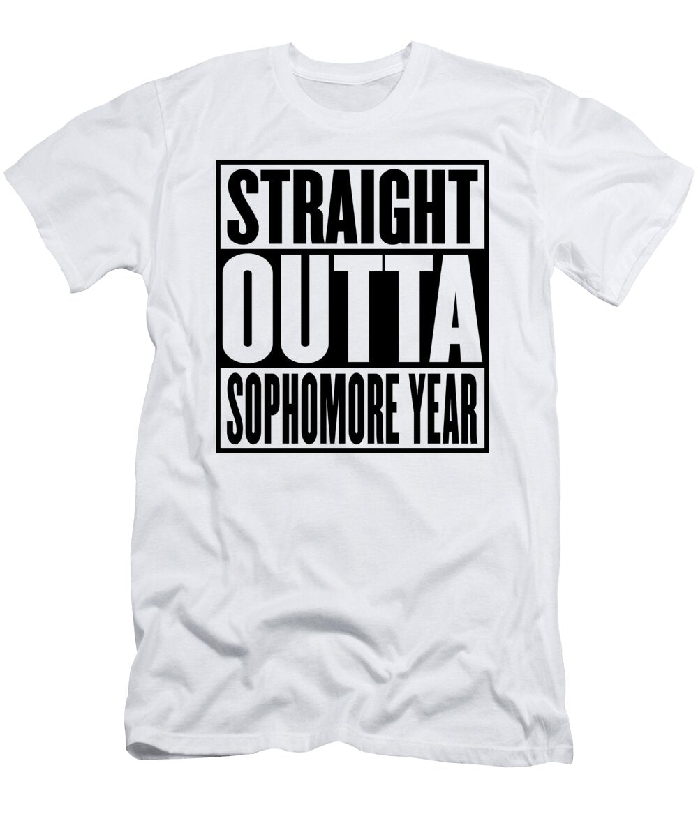 Straight Outta Sophomore Year Graduation Jensen Cena T-Shirt