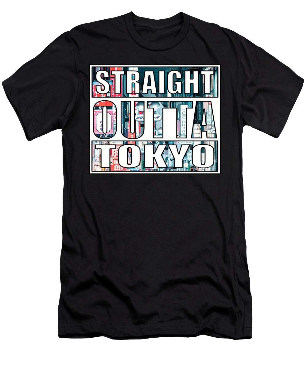 Straight Outta Tokyo Tranquility in Urban Oasis Mizorey T-Shirt