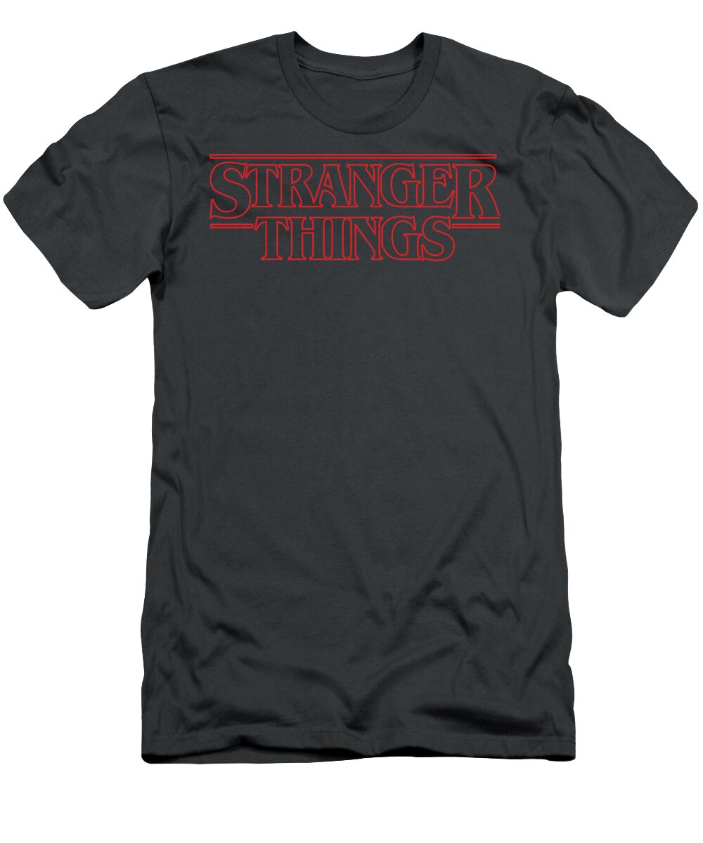 Stranger Things Outline Logo Maik Sperl T-Shirt