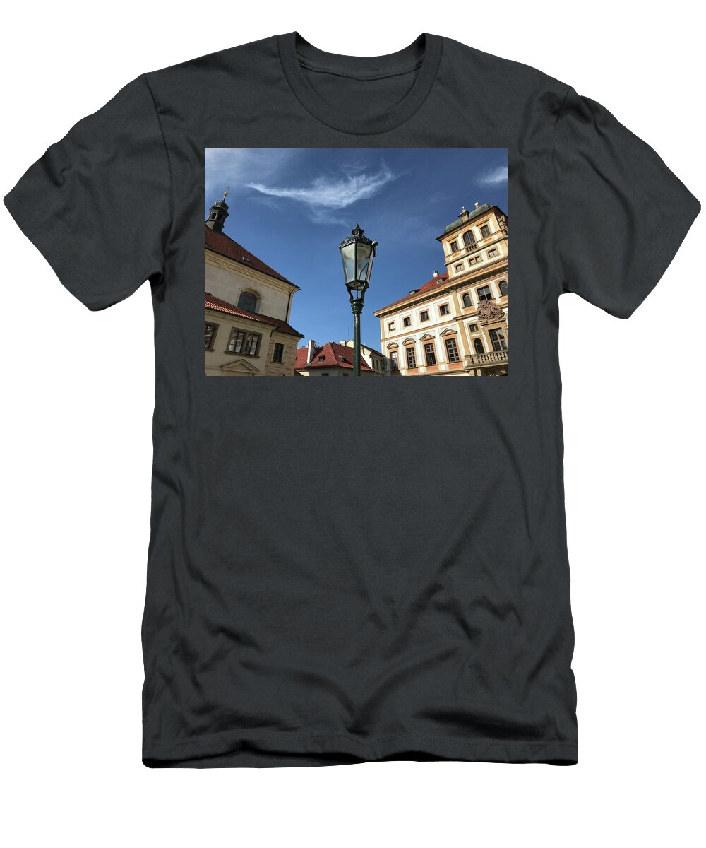 Strett Lamp on the Prague Castle Square Jan Dolezal T-Shirt