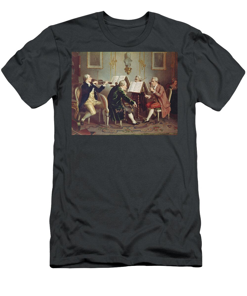 String Quartet Colour Litho Austrian School T-Shirt