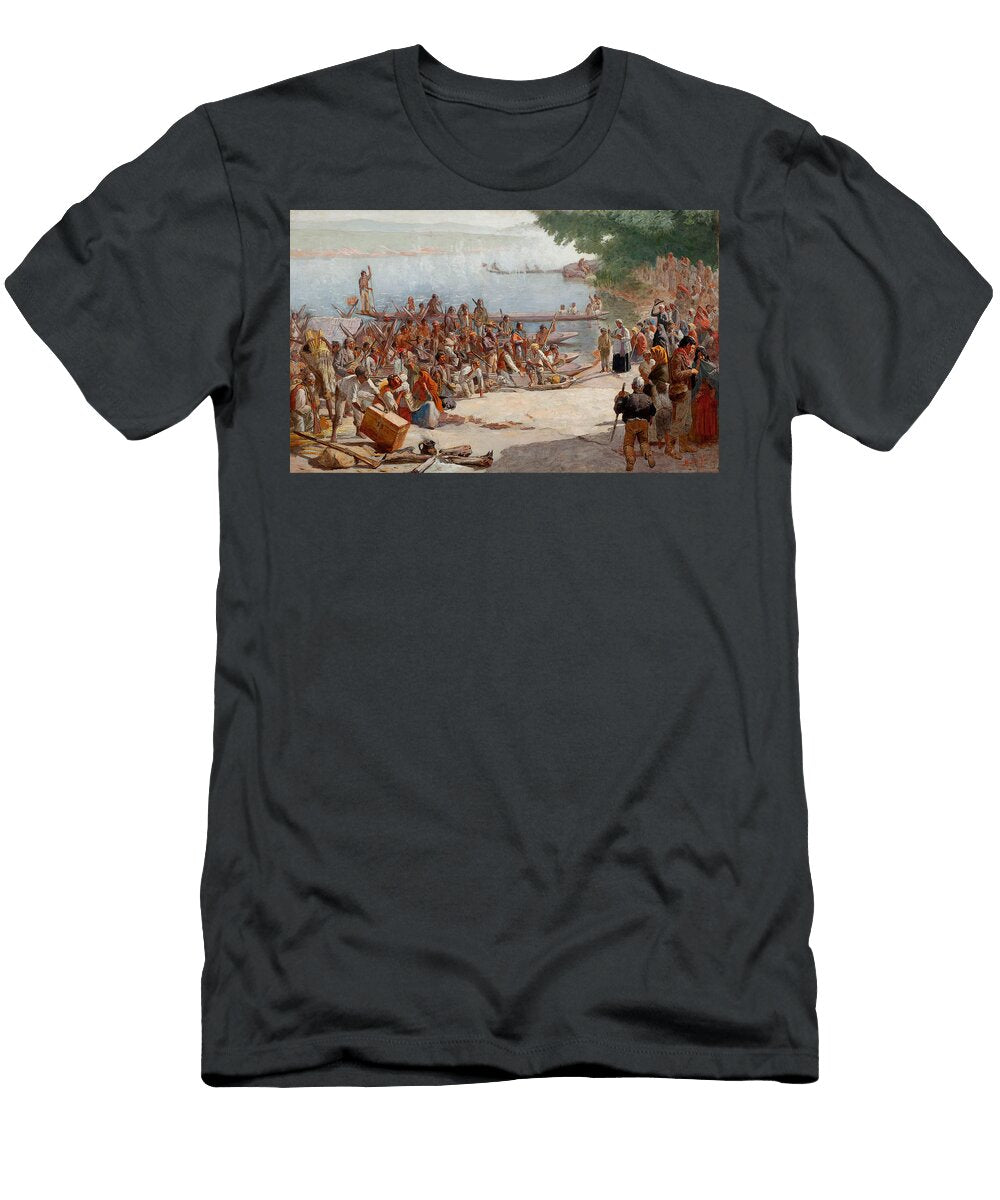 Study for Departure of the Moncao Almeida Junior 1850 1899 T-Shirt