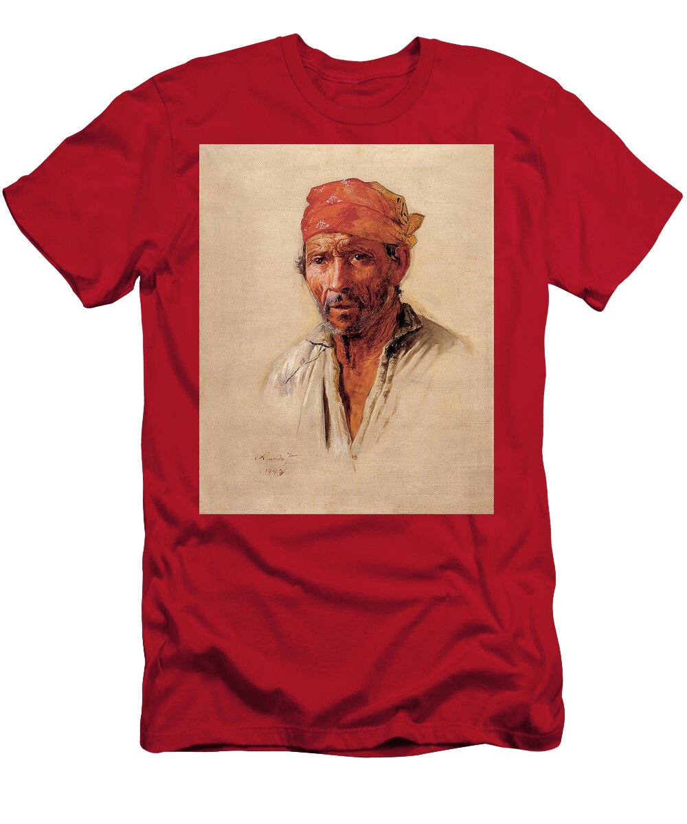 Study of Caipiras Head Almeida Junior 1850 1899 T-Shirt