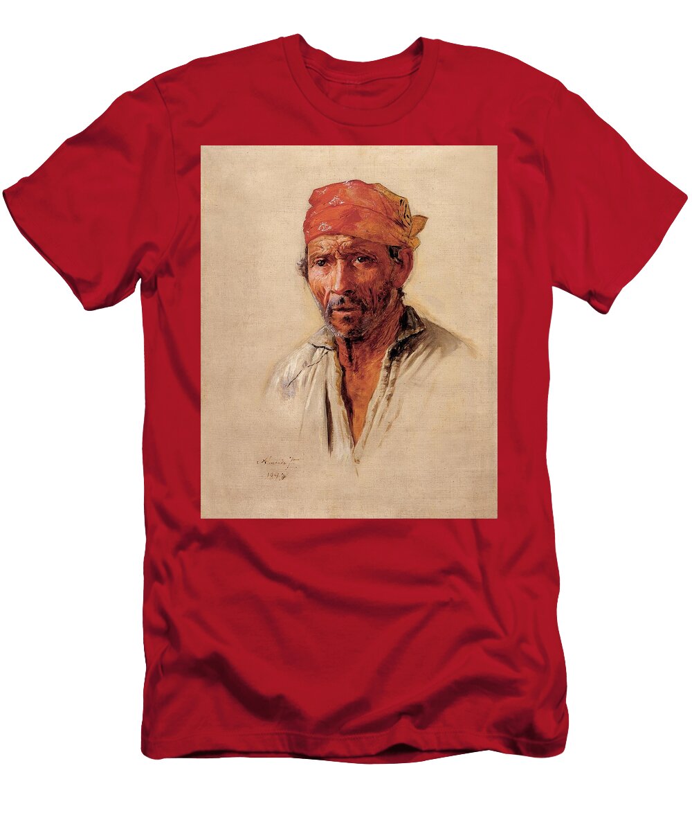 Study of Caipiras Head Jose Ferraz De Almeida Junior T-Shirt