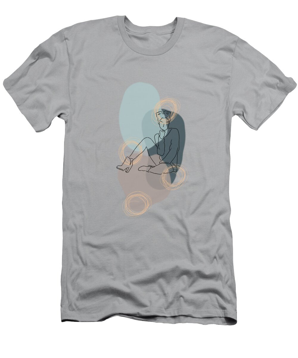 Stylish Woman Line Art Nicole Almoro T-Shirt