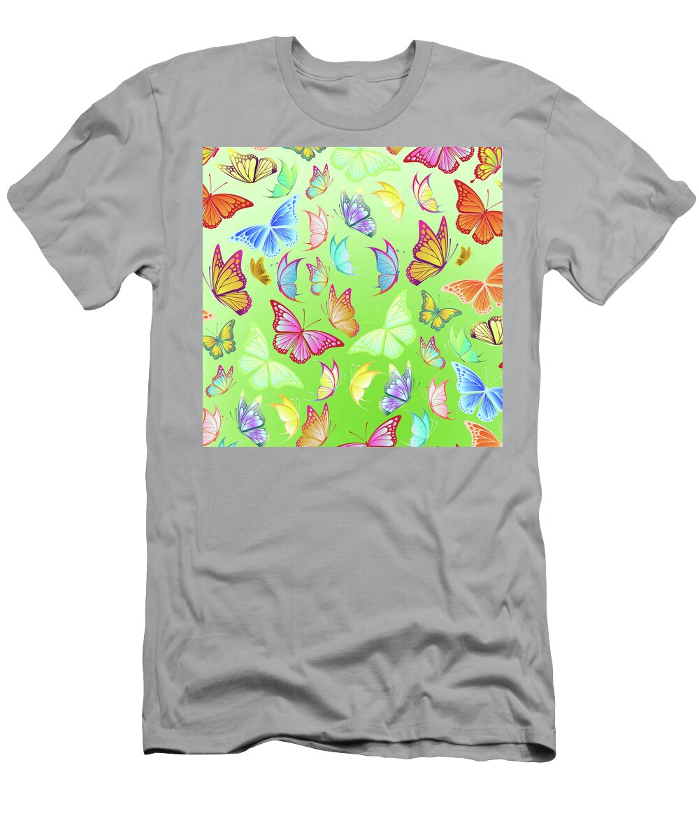 Summer Butterflies Mr Snif T-Shirt