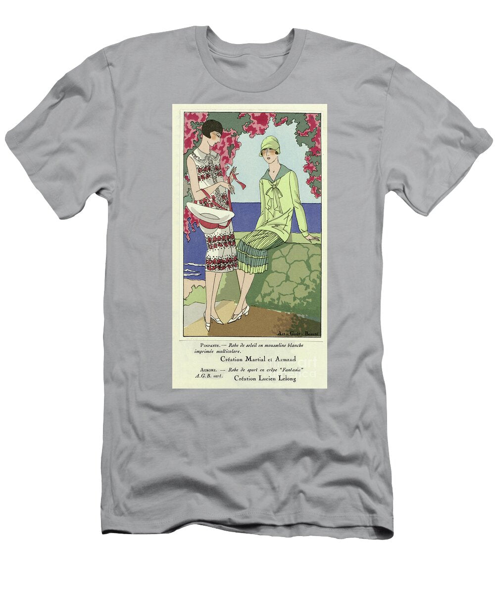 Sundress and Sports Dress From Art Gout Beaute 1924 French School T-Shirt