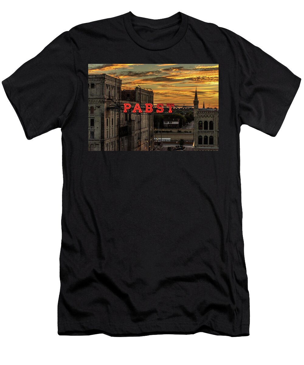 Sunset At the Brewery Randy Scherkenbach T-Shirt