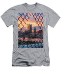 Sunset Through the Fence Rj Stein Photography T-Shirt