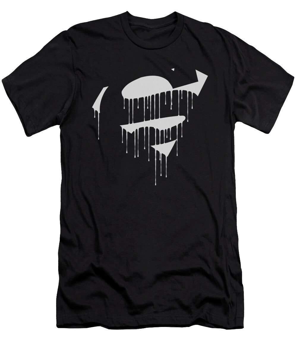 Superman Dripping Shield Brand a T-Shirt