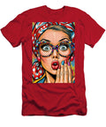 Surprised Woman with Glasses Kevin Walker and Pixel Reverie T-Shirt