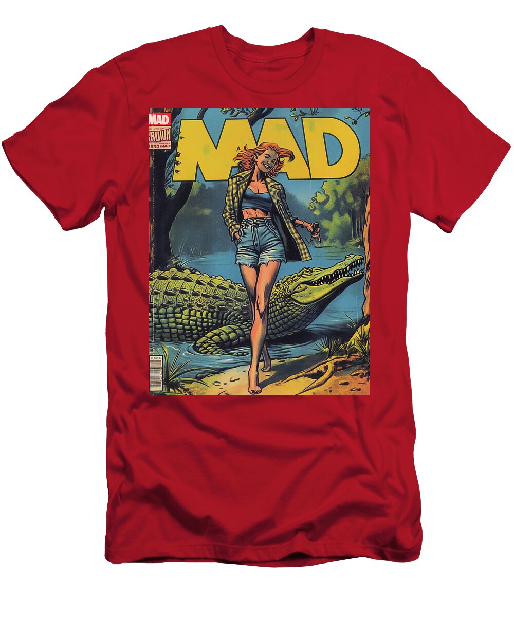 Swamp Gator Mad Comic Book Cover 04 Yopedro T-Shirt