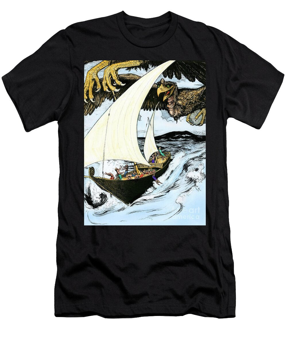 Tale of the Thousand and One Nights the Voyage of Simbad American School T-Shirt