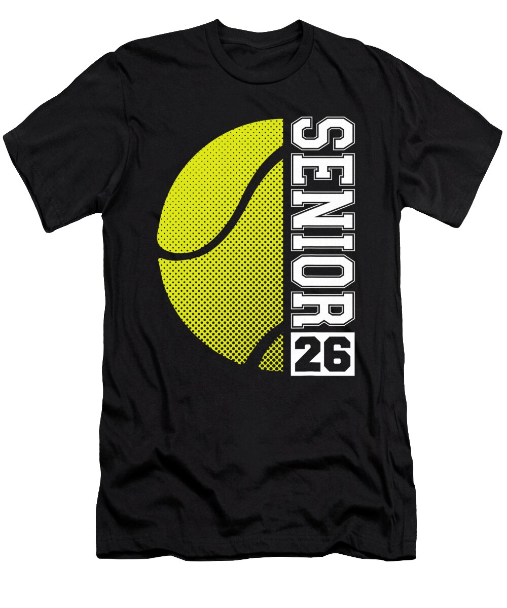 Tennis Senior 26 Class of 2026 Grad Boys Girls Coami Tacti T-Shirt