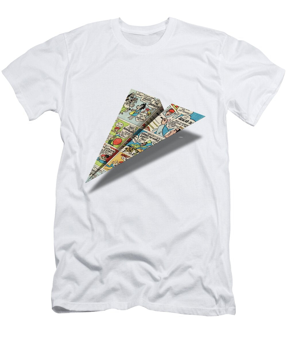 Terrific Ten Ii Comic Book Ad Paper Airplane Yopedro T-Shirt