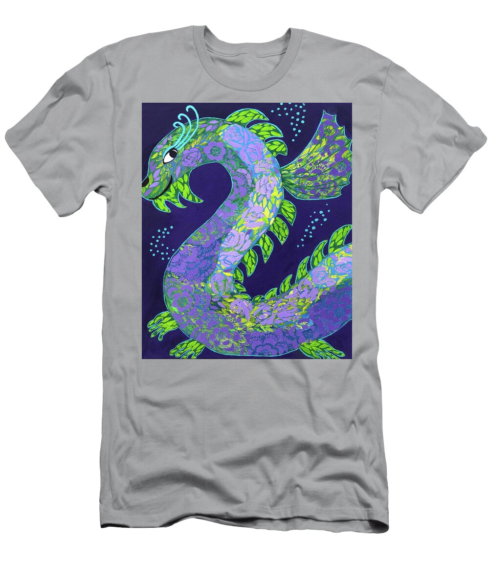 Tessie the Spring Dragon Sue Gurland T-Shirt