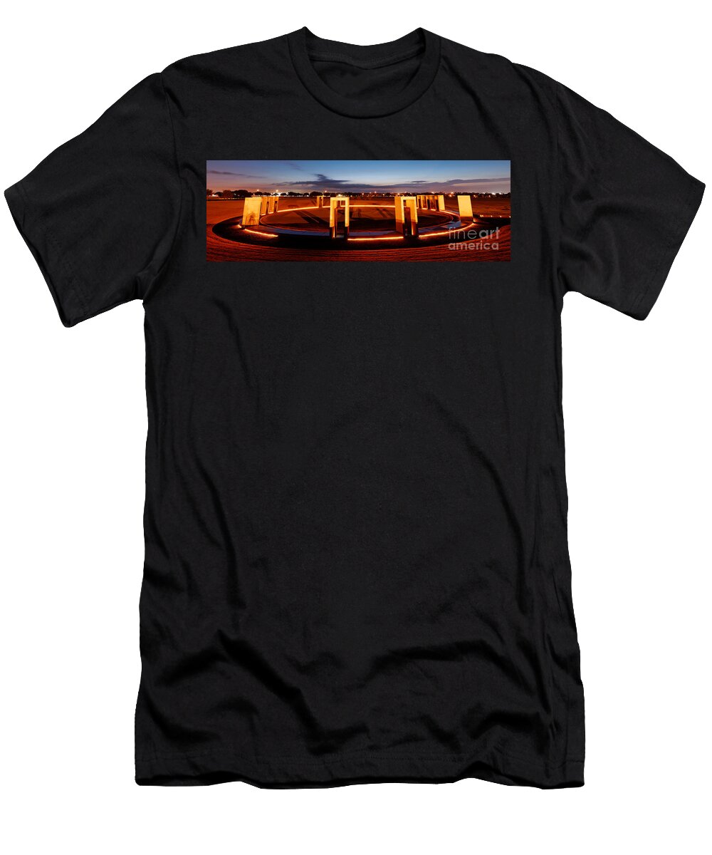 Texas a and M Bonfire Memorial At Dawn College Station Texa Silvio Ligutti T-Shirt