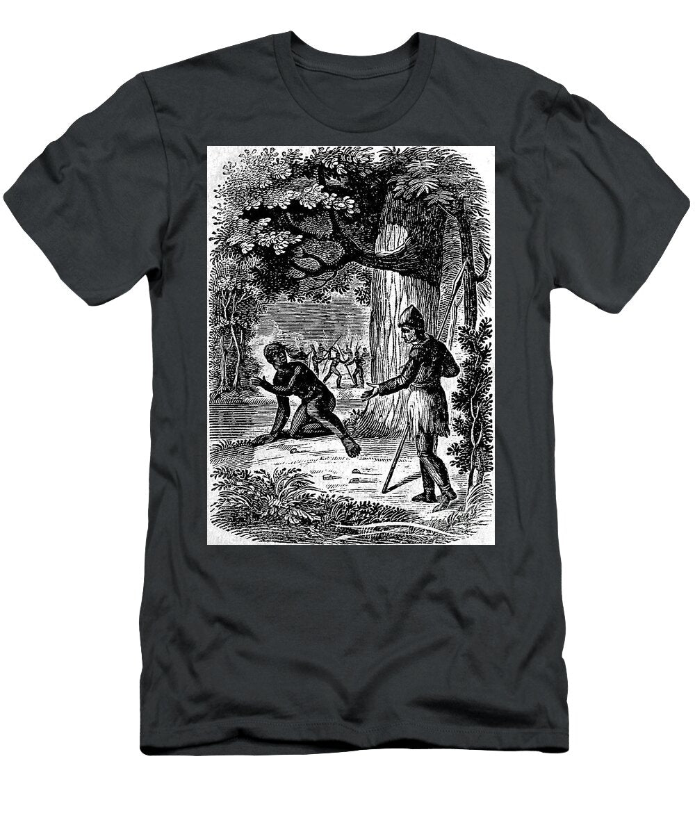 The Adventures of Robinson Crusoe C2 Historic Illustrations T-Shirt