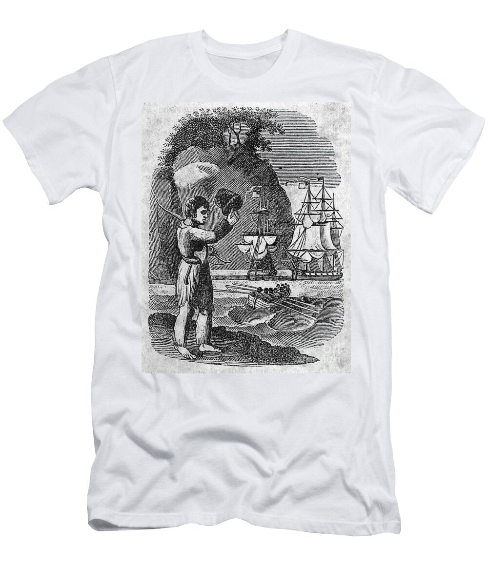 The Adventures of Robinson Crusoe C3 Historic Illustrations T-Shirt