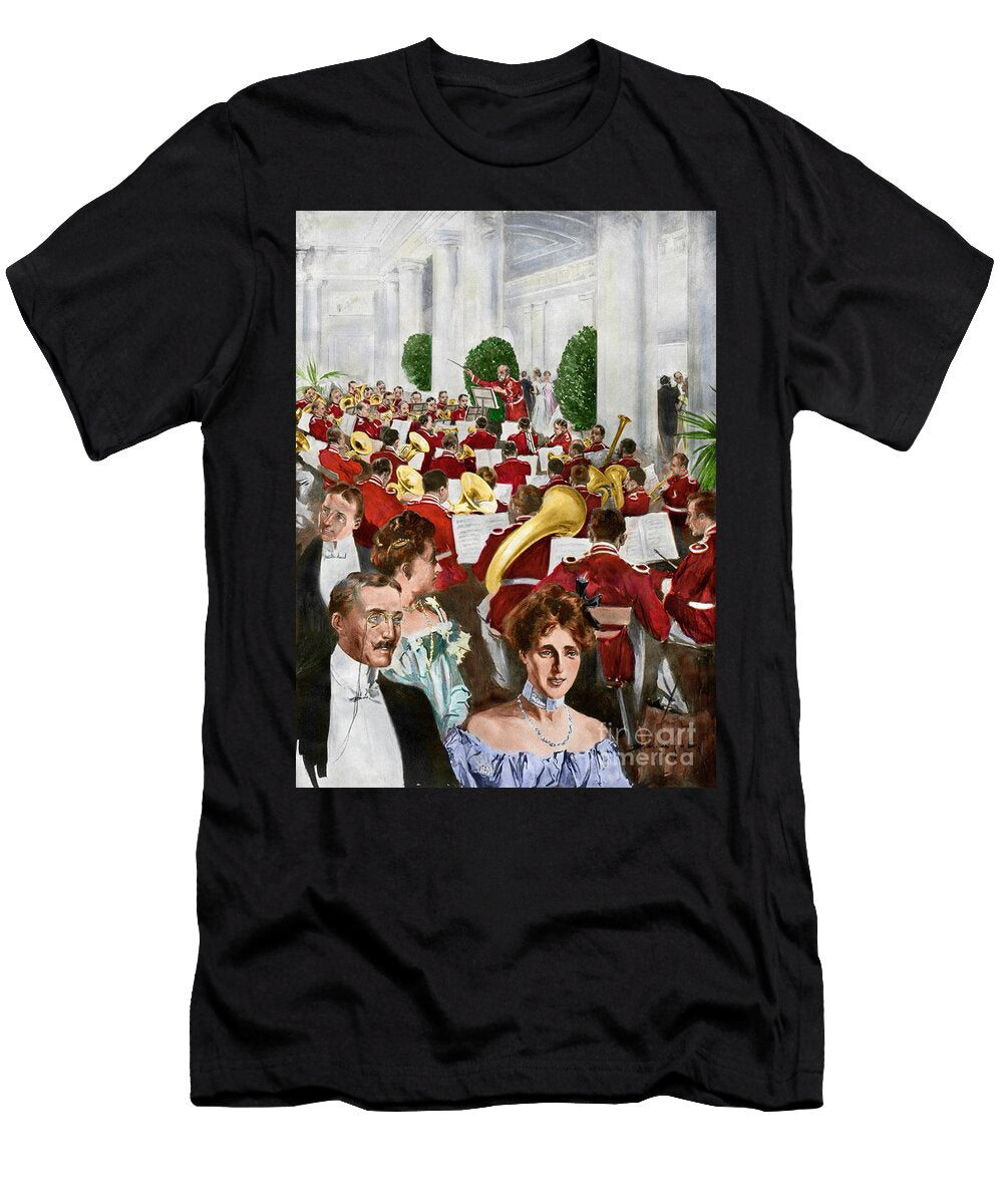 The American Marine Band Invited to Play in the White House By President Theodore Roosevelt American School T-Shirt