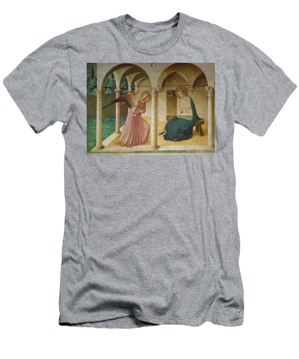The Annunciation Fresco in the Former Dormitory of the Dominican Monastery San Marco Florence Fra Angelico C 1395 1455 T-Shirt