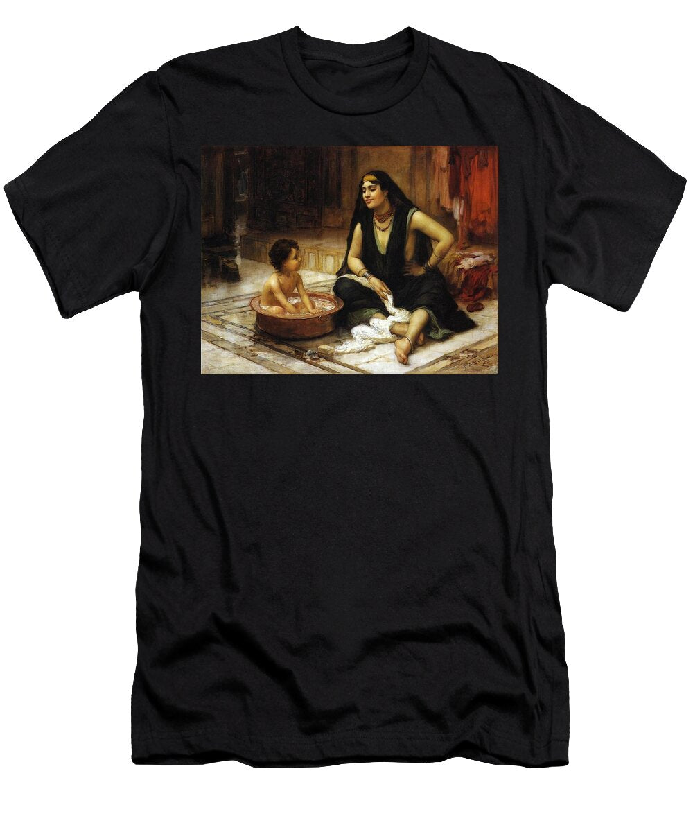 The Bathing Cove Bridgeman Frederick Arthur T-Shirt