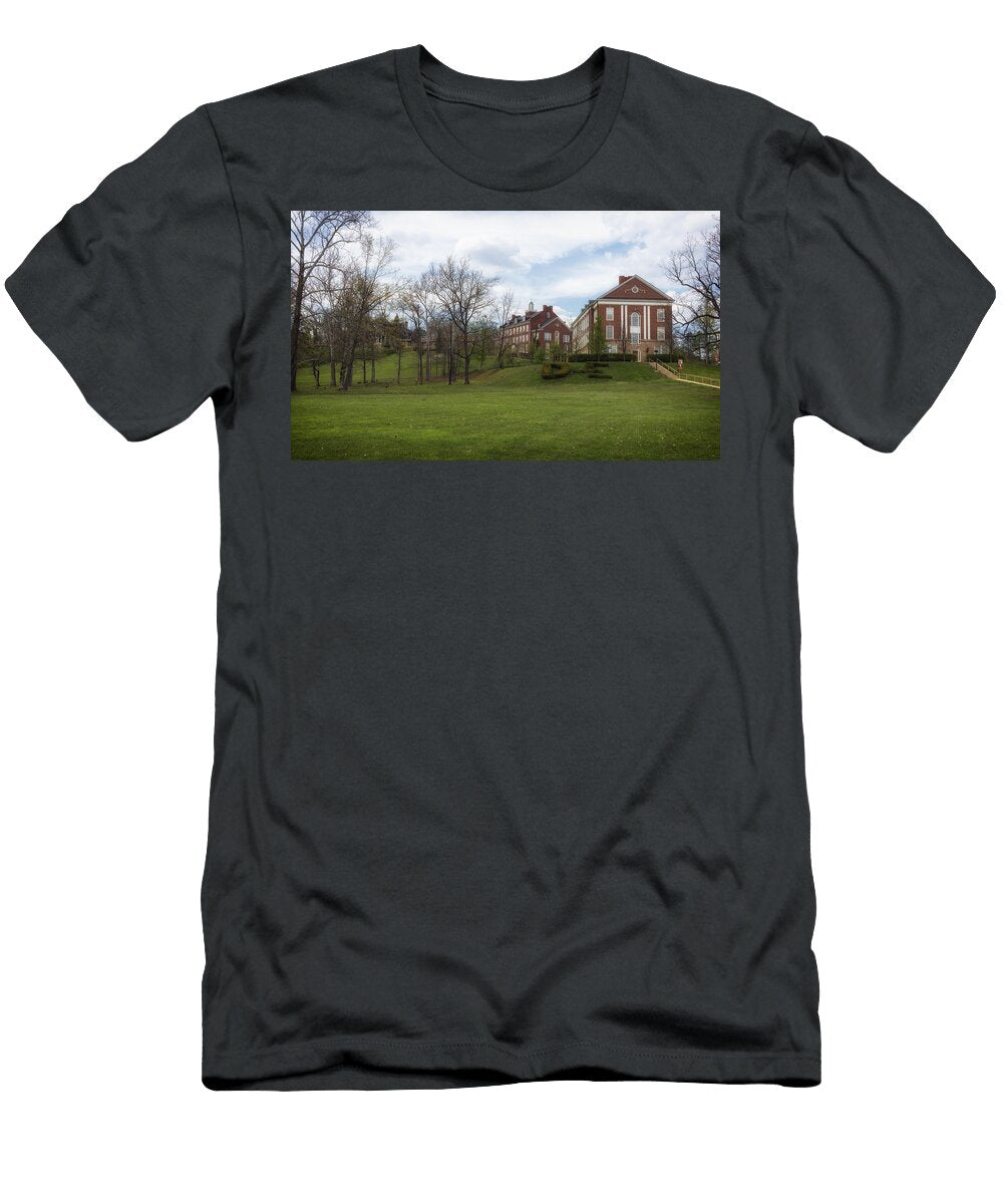 The Campus of Davis and Elkins College Elkins West Virginia Mountain Dreams T-Shirt