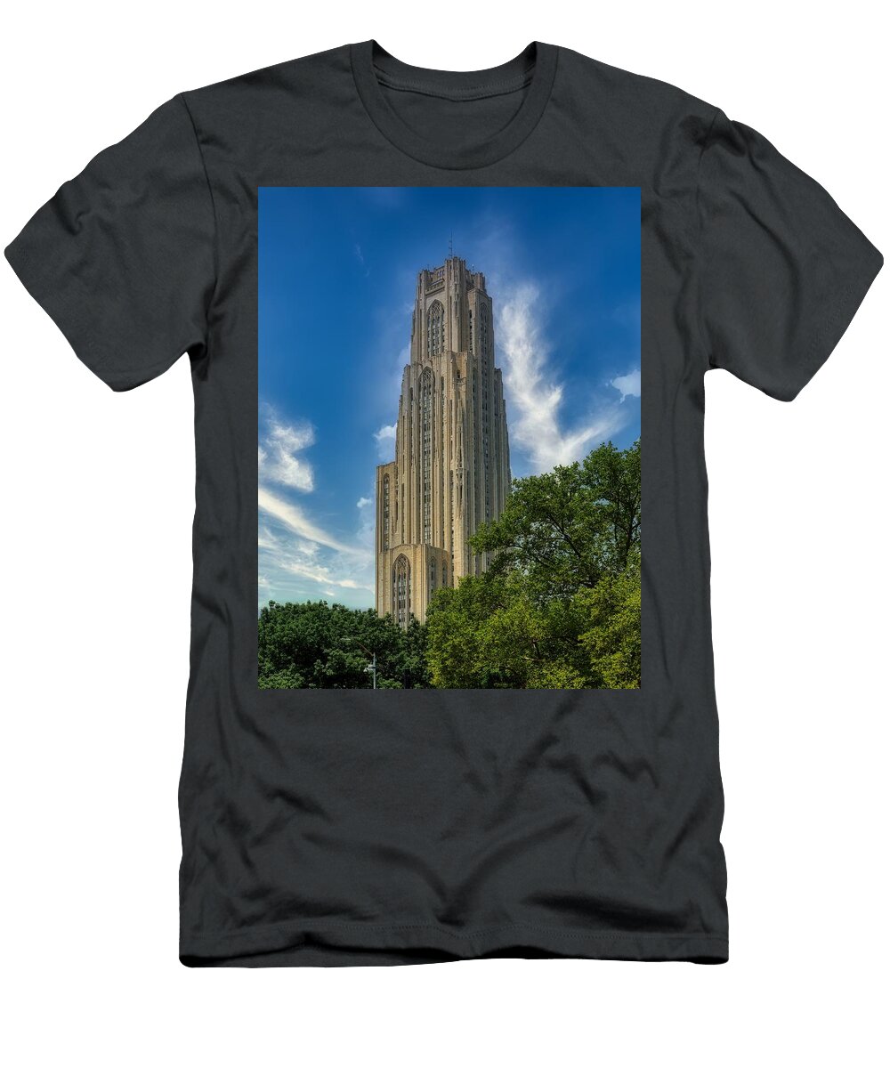 The Cathedral of Learning University of Pittsburgh Library of Congress T-Shirt