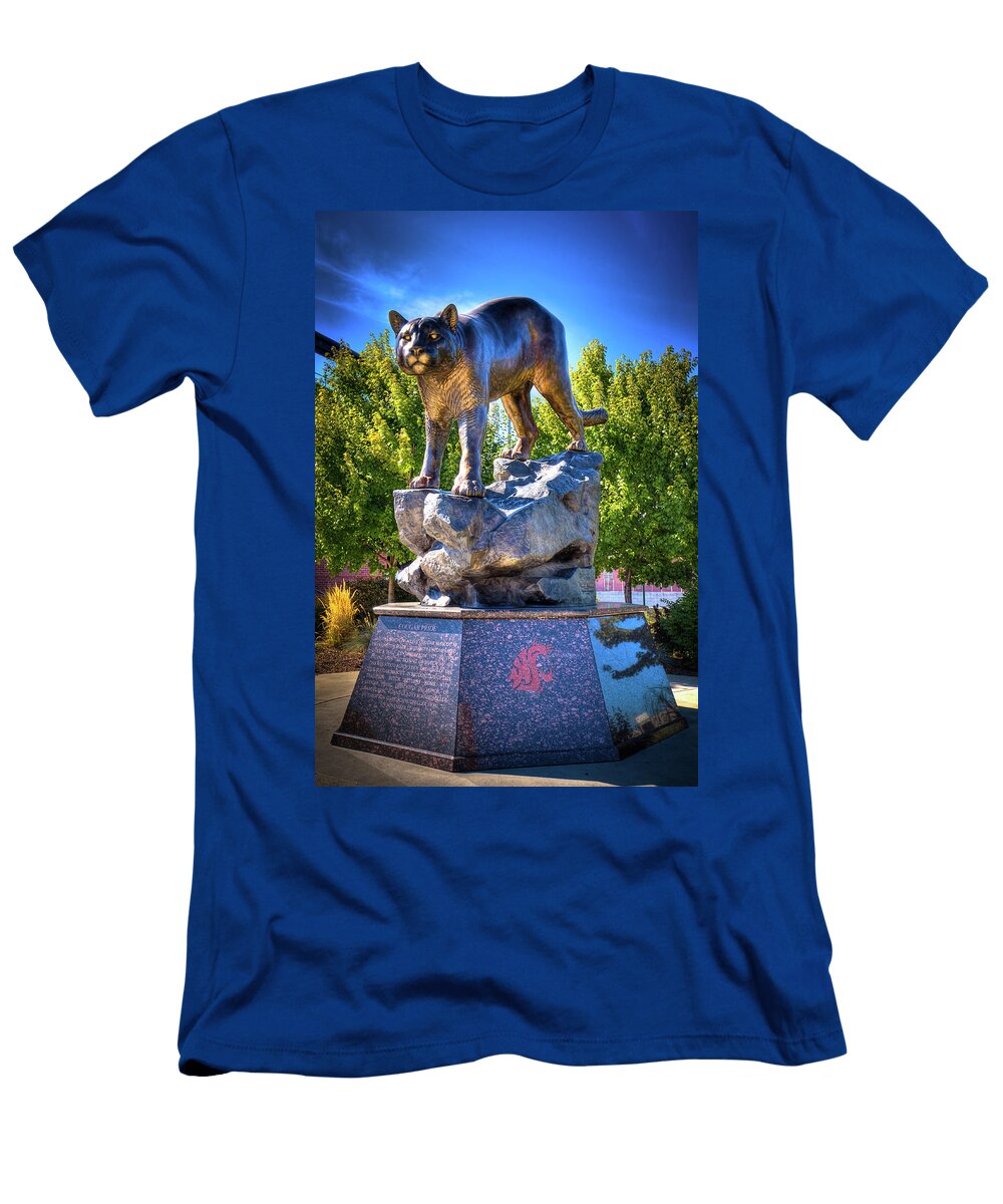 The Cougar Pride Sculpture David Patterson T-Shirt