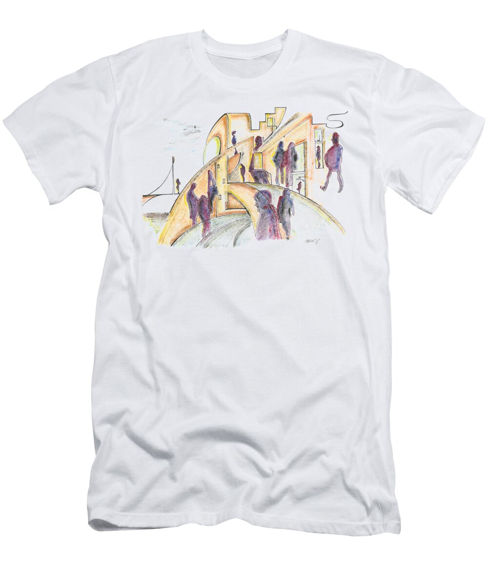 The Curves of the Streets 18 June 2015 Tatiana Chernyavskaya T-Shirt