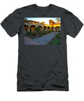 The Dormitory and Serra Chapel Viewed From the Central Courtyard Mission San Juan Capistrano Ca Karon Devega T-Shirt