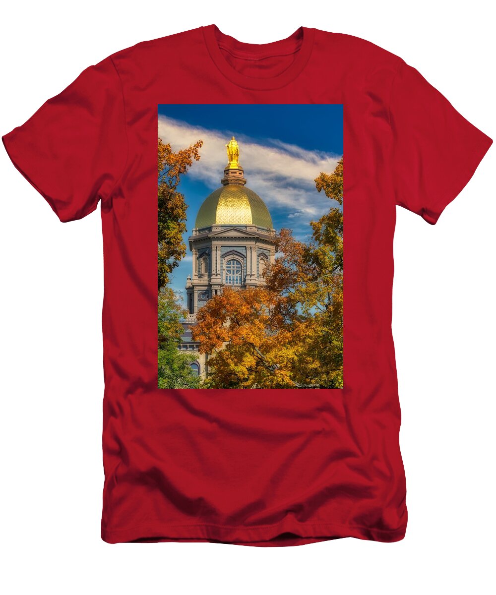 The Golden Dome of Notre Dame University Library of Congress T-Shirt