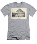 The Granite Temple the Sphinx and the Great Pyramid M5 Historic Illustrations T-Shirt
