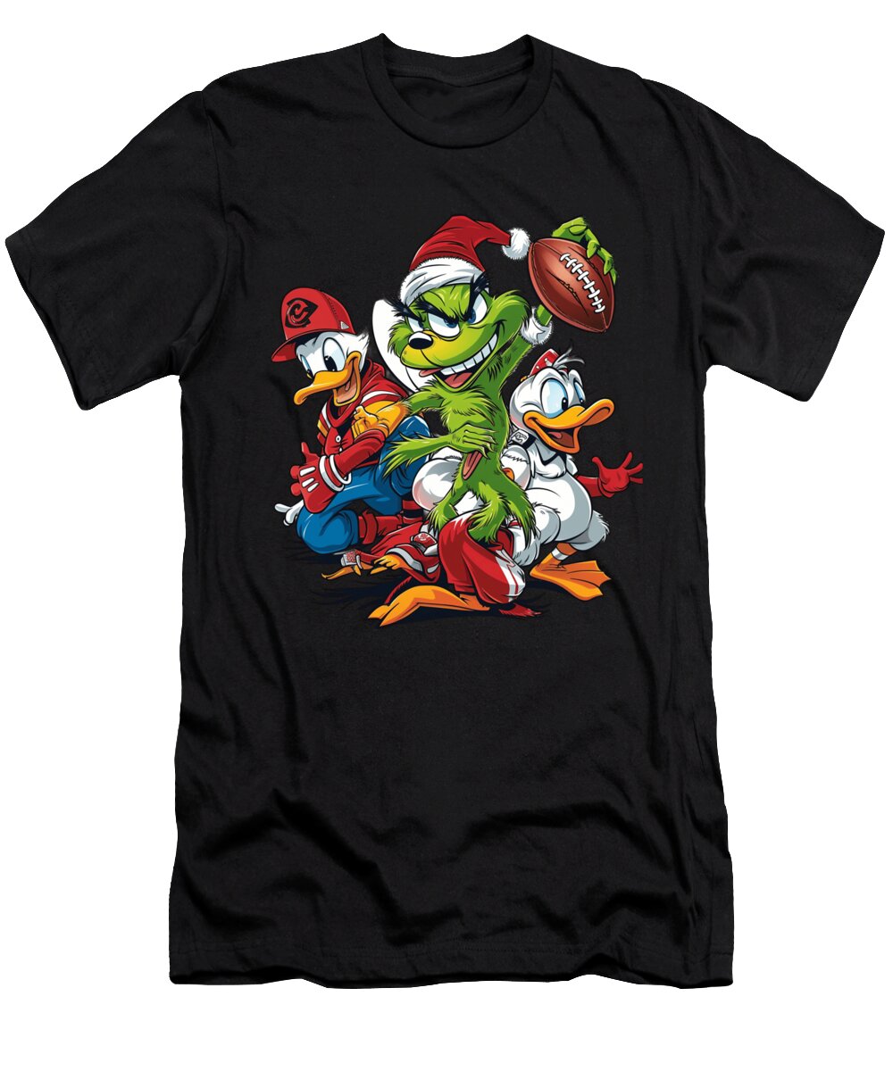 The Grinch Takes on Cleveland Indians Logo Rush T-Shirt