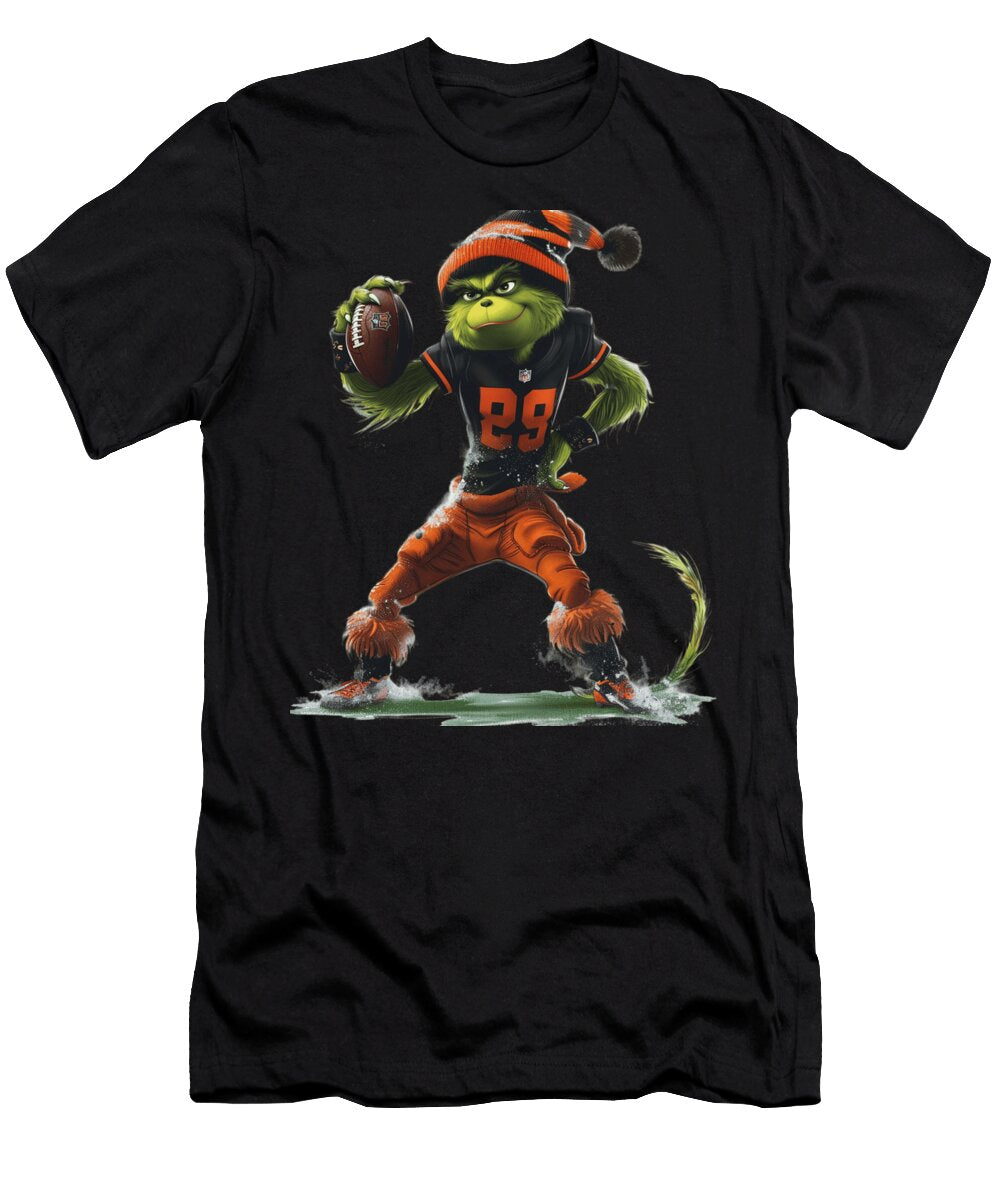 The Grinch Vs Cleveland Indians Clash Rush T-Shirt
