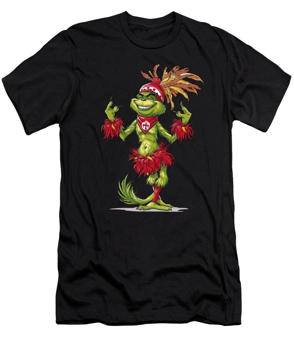 The Grinch Vs Cleveland Indians Contest Rush T-Shirt