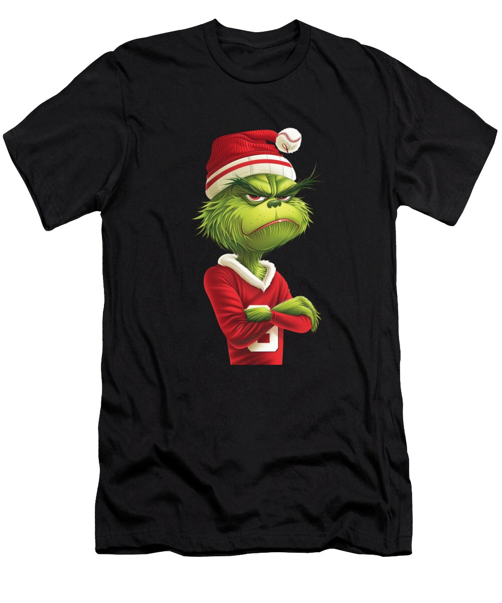 The Grinch Vs Cleveland Indians Emblem Rush T-Shirt