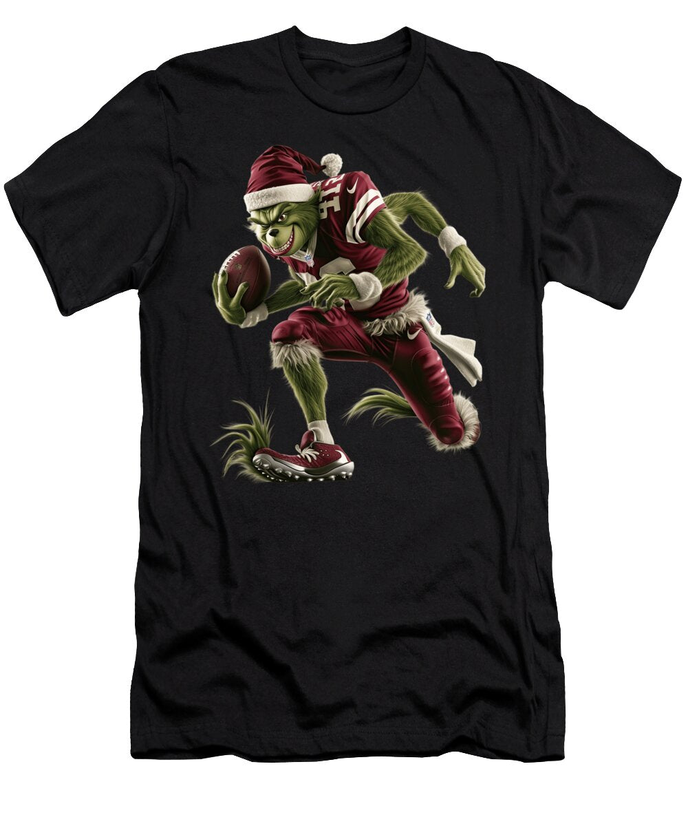 The Grinch Vs Cleveland Indians Logo Battle Rush T-Shirt