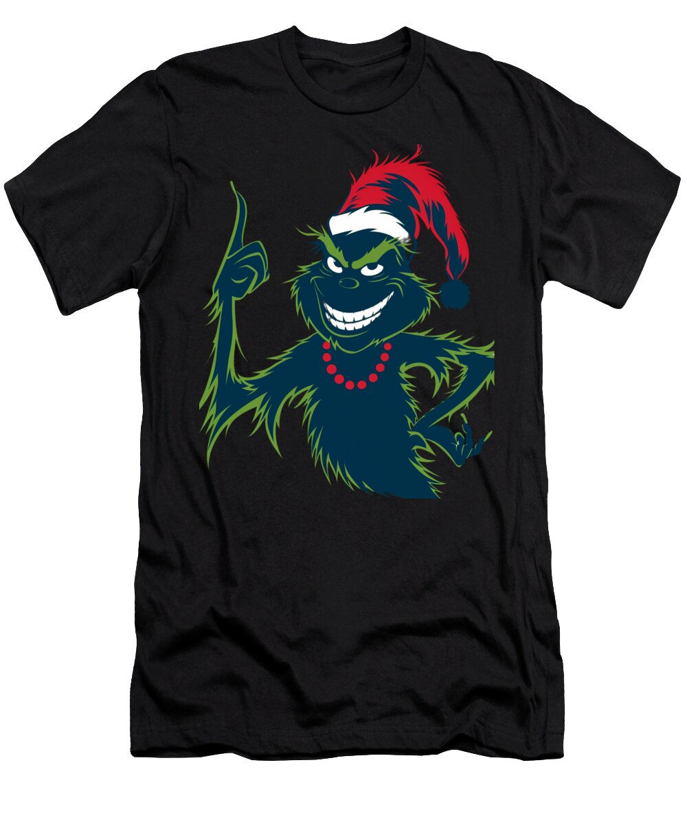 The Grinch Vs Cleveland Indians Logo Rivalry Rush T-Shirt