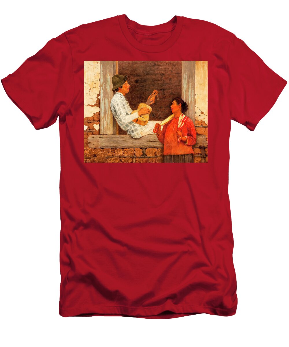 The Guitar Player Artist Jose Ferraz De Almeida Junior Jose Ferraz De Almeida Junior T-Shirt